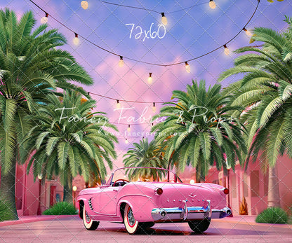 Malibu Shopping Center - Pink Car & Pink Floor - With Sweep Option