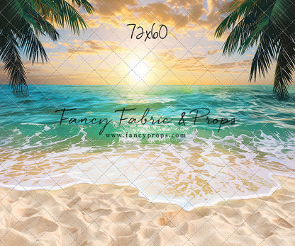 Tropical Beach Paradise - With Sweep Option