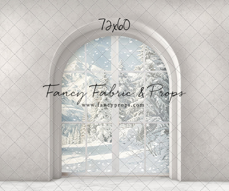 Winter Arch Window