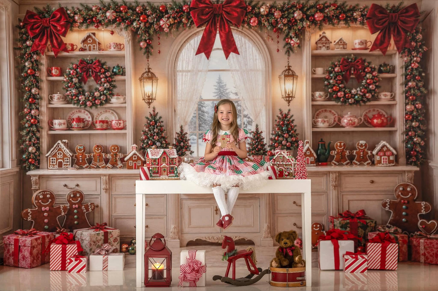 RTS Little Gingerbread Bakery - 12x8 Value Luxe - Perfect - 65% Off