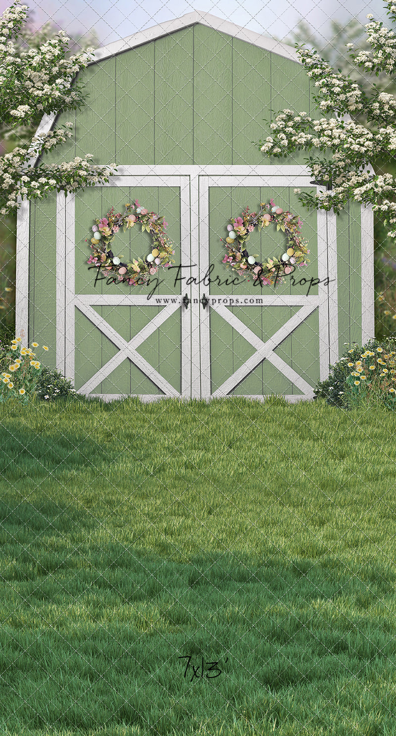 Easter Blossoms Barn - With Sweep Option