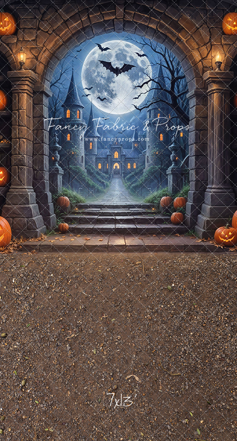 Gothic Halloween Gateway - Dirt Floor - With Sweep Option