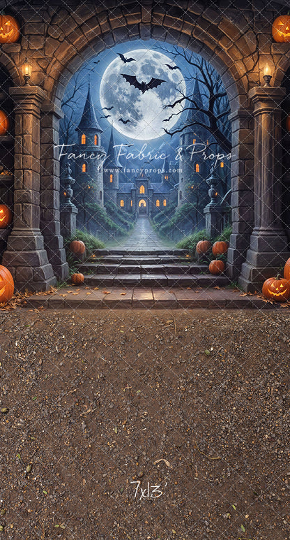 Gothic Halloween Gateway - Dirt Floor - With Sweep Option