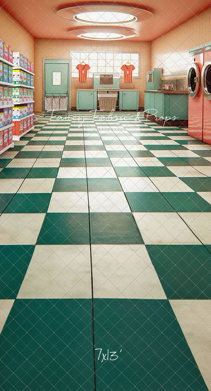 Laundry Day - Coral - With Sweep Option