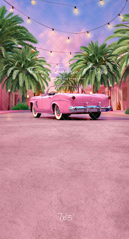 Malibu Shopping Center - Pink Car & Pink Floor - With Sweep Option