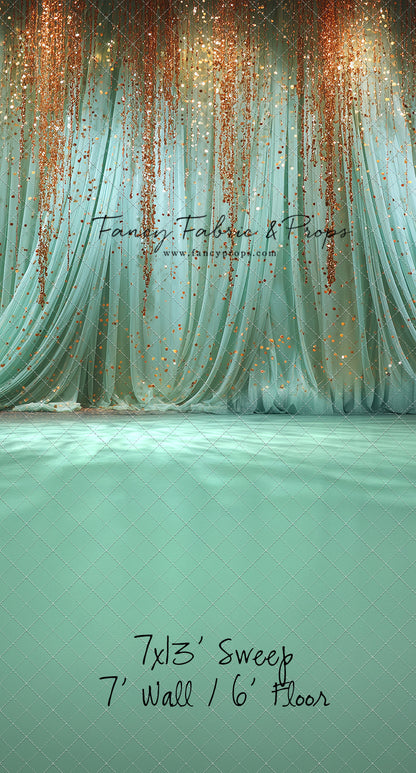 Mint Curtain - With Sweep Option