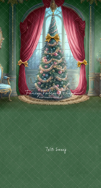 Christmas Wishes - All Green - with Sweep Option