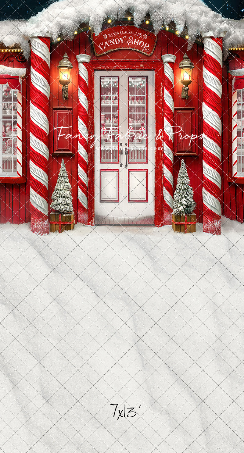 Santa Claus Lane Candy Shop - With Sweep Option