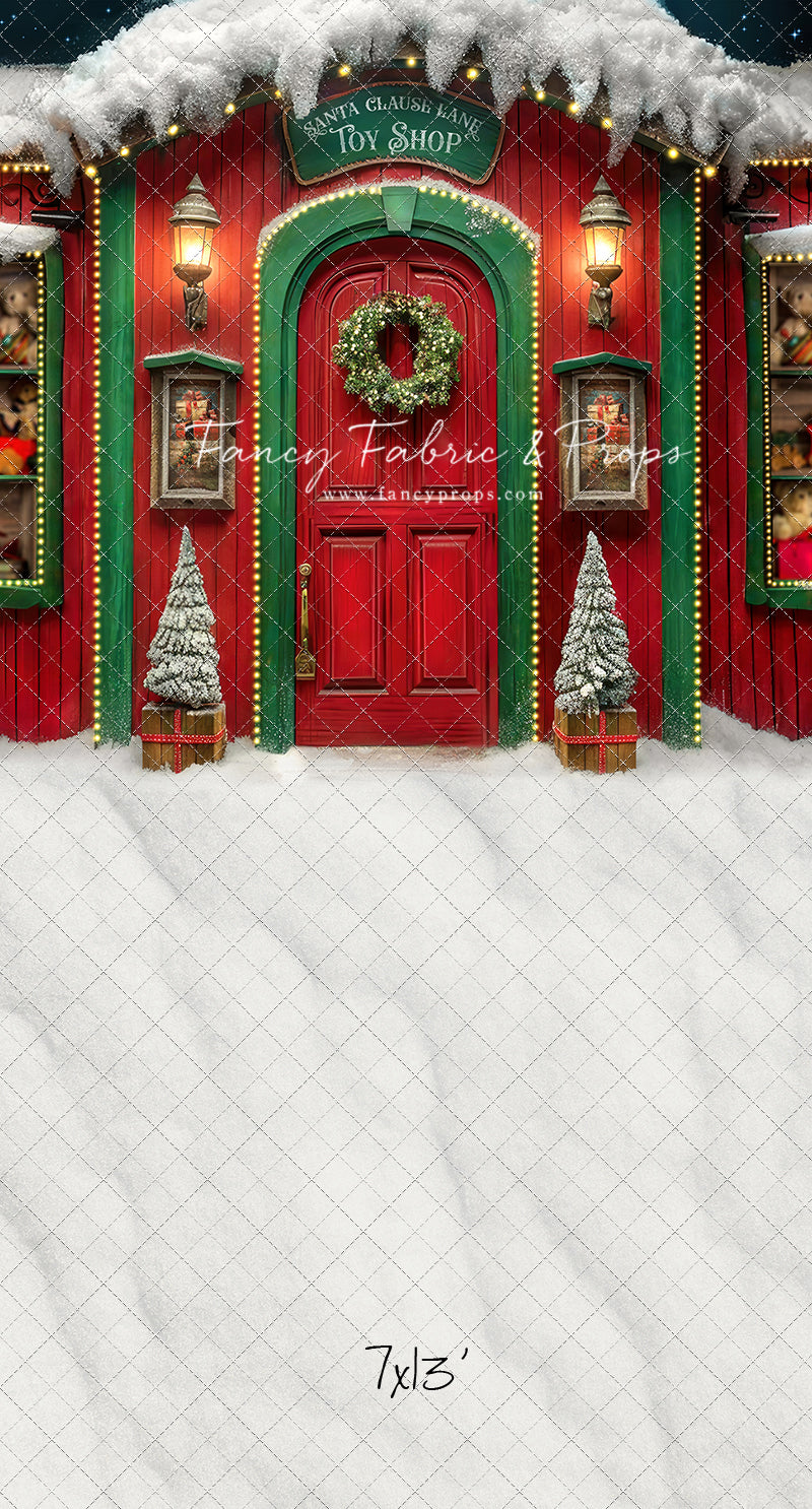 Santa Claus Lane Toy Shop - with Sweep Option