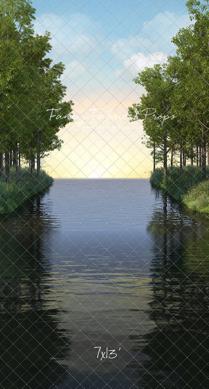 Spring at the Lake - With Sweep Option