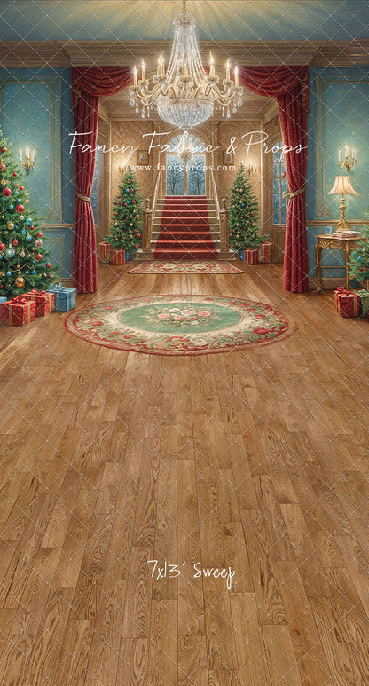 Elegant Holiday Hallway - With Sweep Option