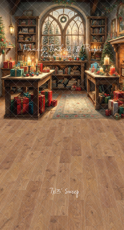 Winter Cabin Wrapping Room - with Sweep Option