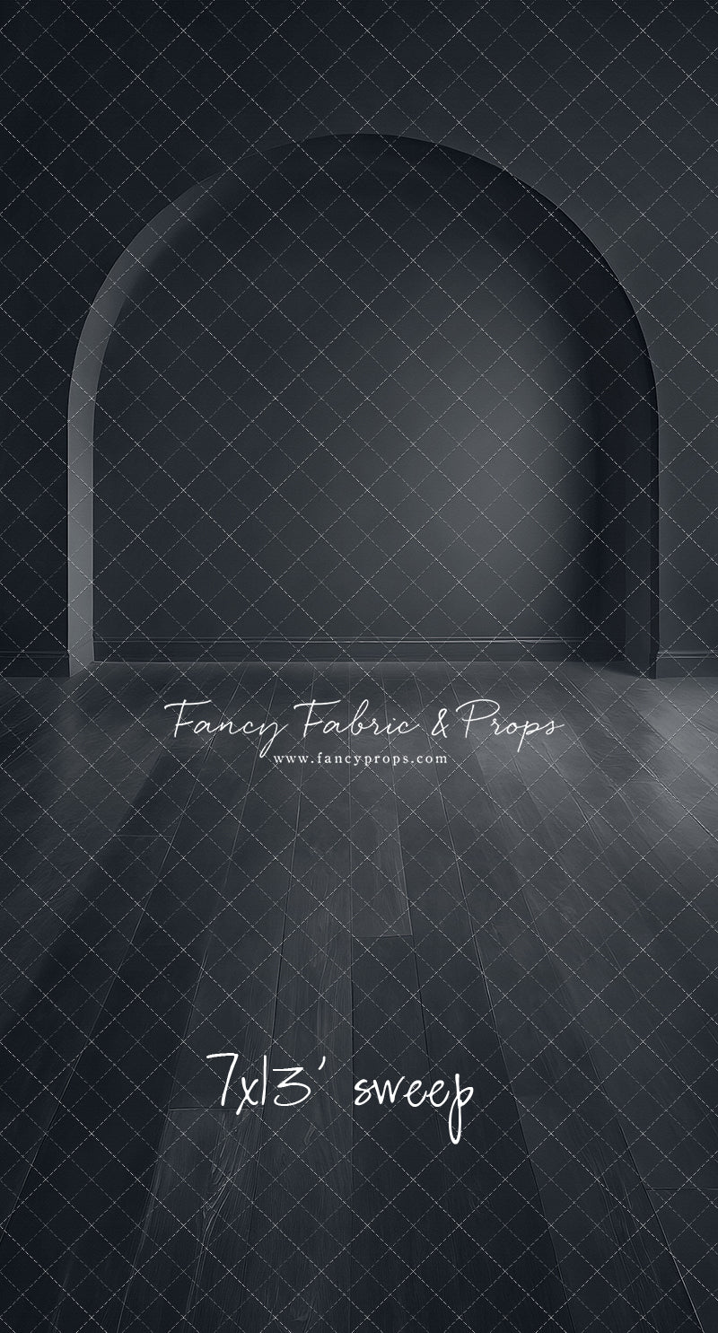 Modern Midnight Alcove - Wood Floor - With Sweep Option