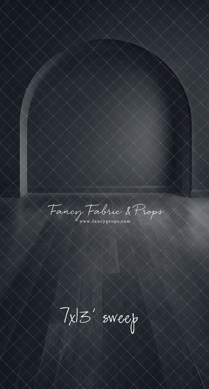 Modern Midnight Alcove - Wood Floor - With Sweep Option