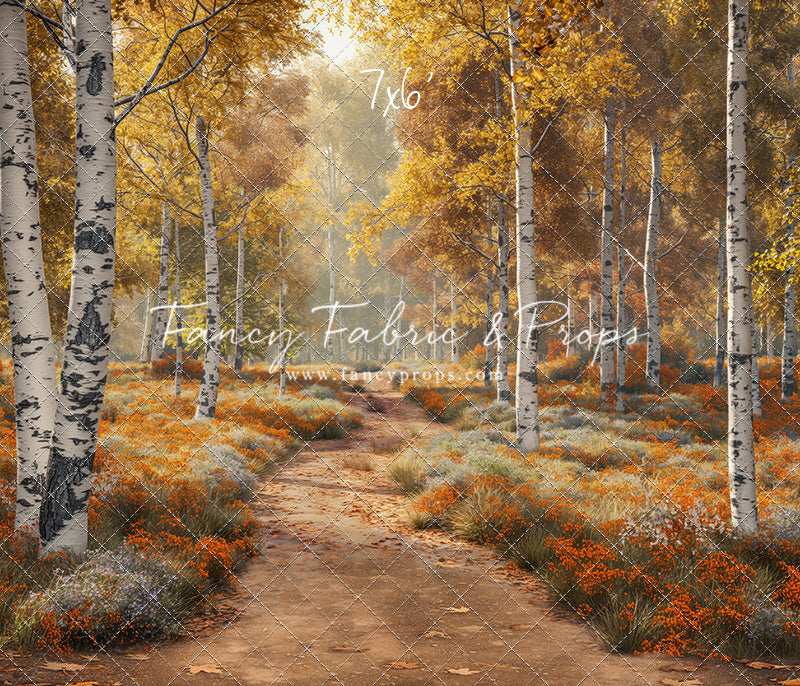 Beautiful Autumn Stroll - With Sweep Option