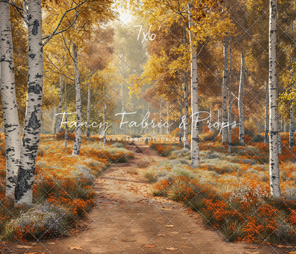 Beautiful Autumn Stroll - With Sweep Option