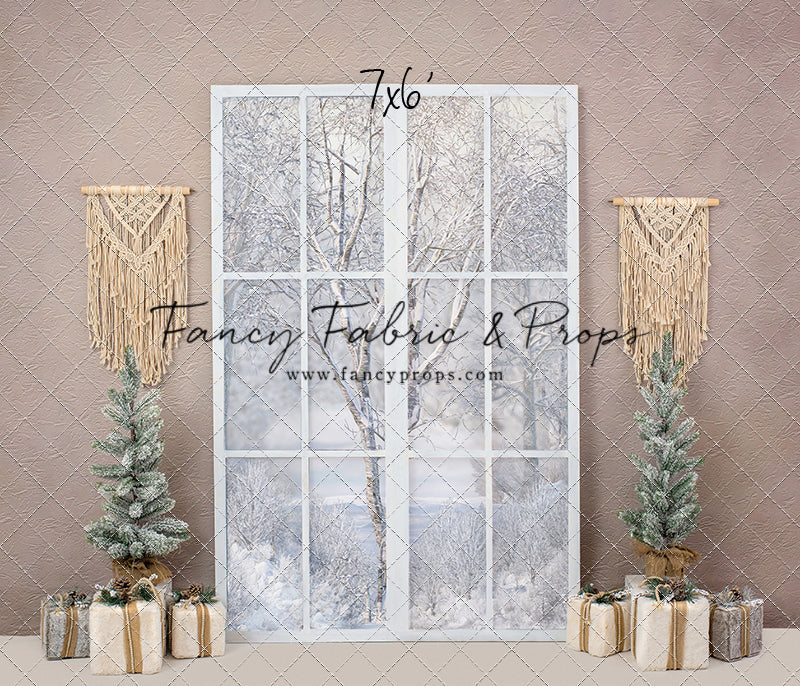 Boho Fireplace Window