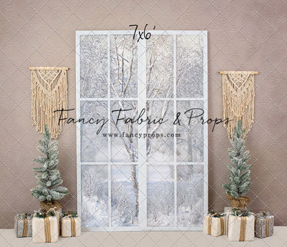 Boho Fireplace Window