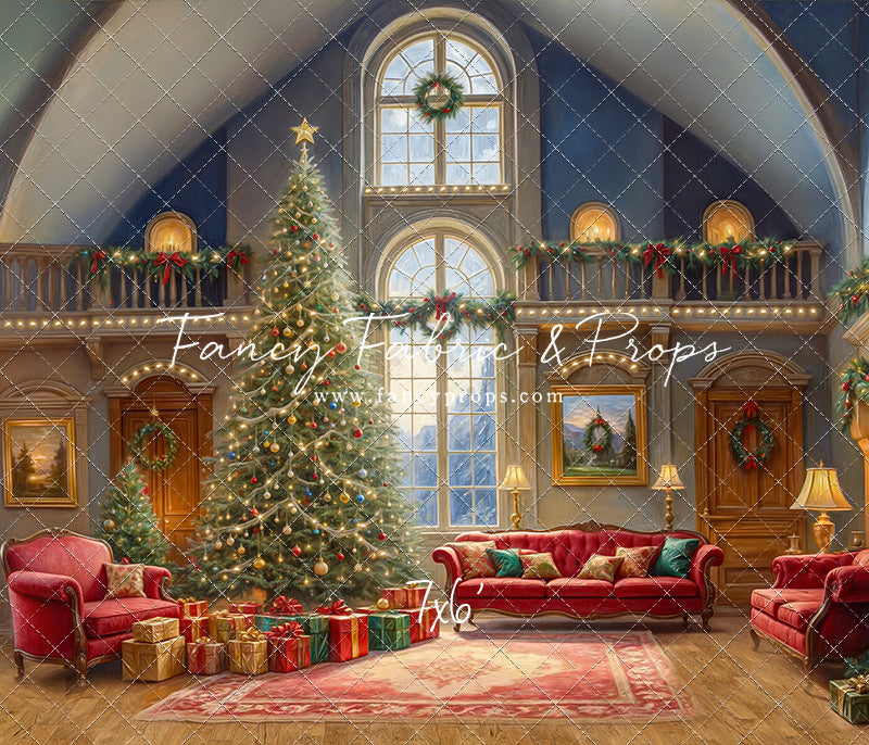 Elegant Christmas Chateau - with Sweep Option