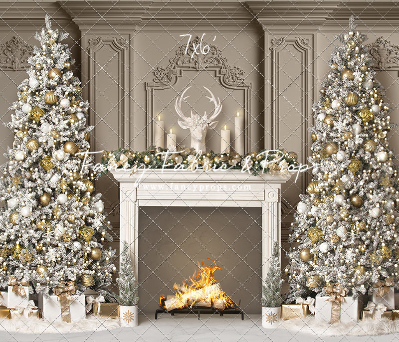 Frosted Fireside Glow