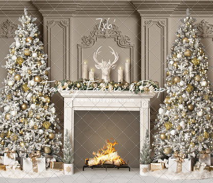 Frosted Fireside Glow