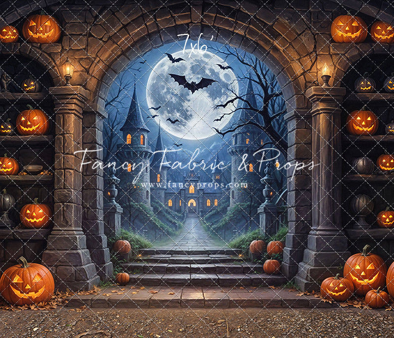 Gothic Halloween Gateway - Dirt Floor - With Sweep Option