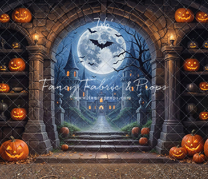 Gothic Halloween Gateway - Dirt Floor - With Sweep Option