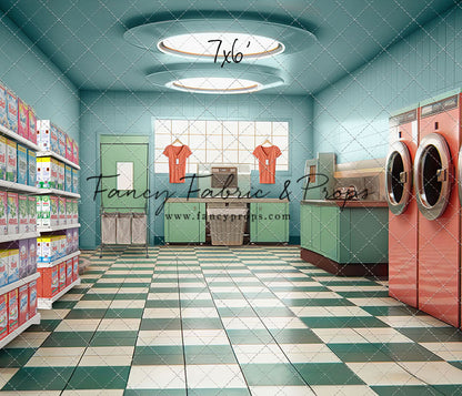 Laundry Day - Blue - With Sweep Option