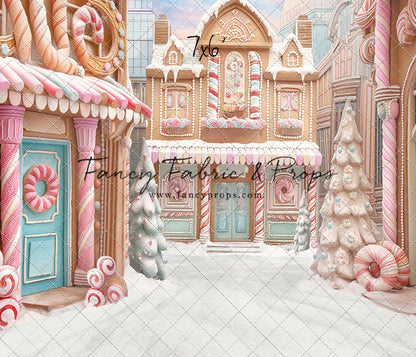Pastel Gingerbread Street - With Sweep Option