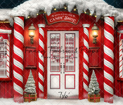 Santa Claus Lane Candy Shop - With Sweep Option
