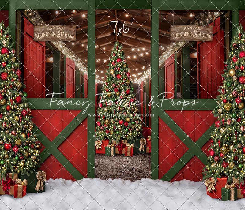 Santa's Jolly Reindeer Stable - No Reindeer