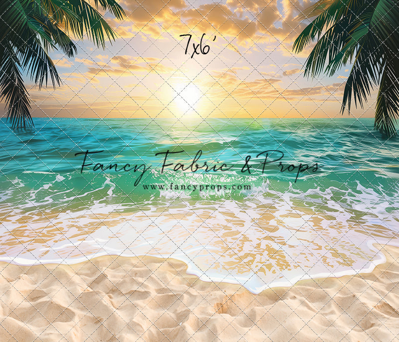 Tropical Beach Paradise - With Sweep Option