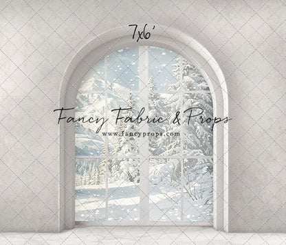 Winter Arch Window