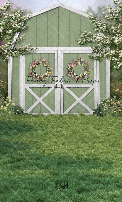 Easter Blossoms Barn - With Sweep Option