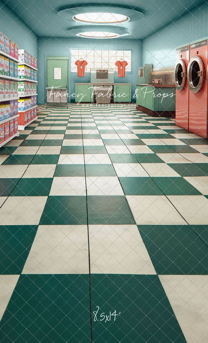 Laundry Day - Blue - With Sweep Option