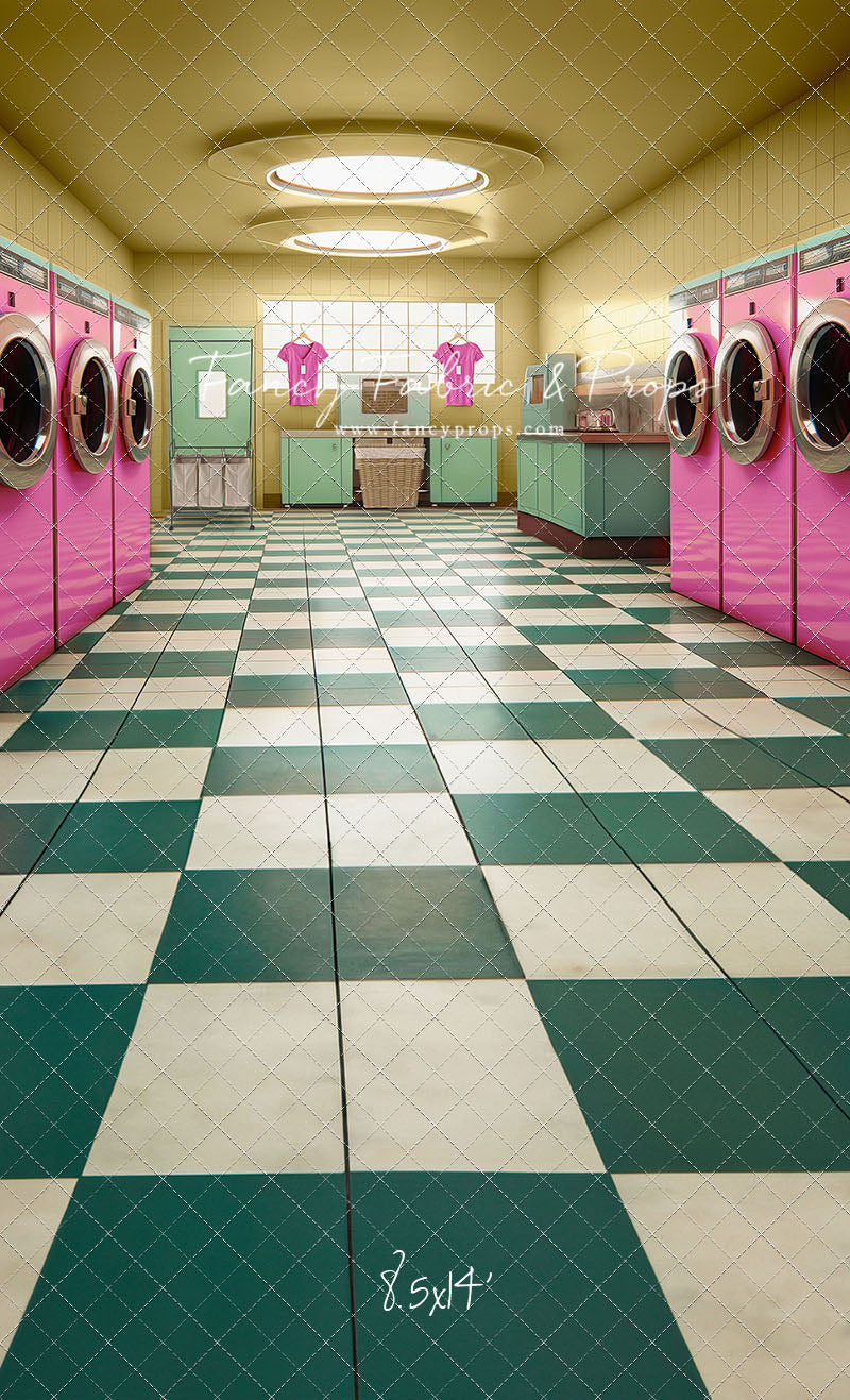 Laundry Day - Yellow With Double Washers- With Sweep Option