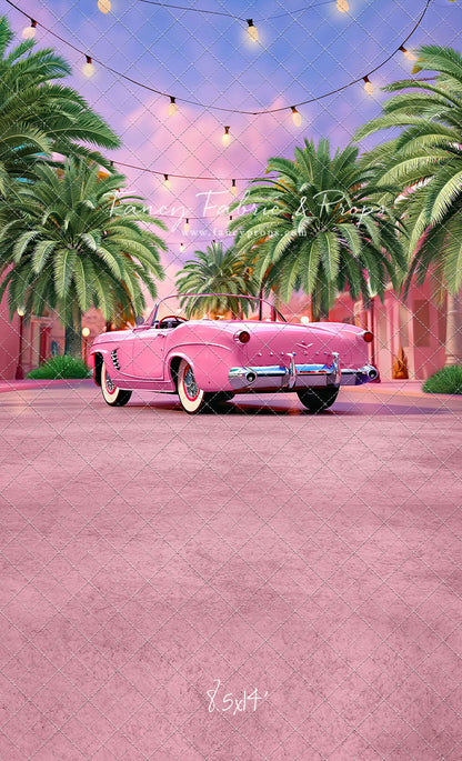 Malibu Shopping Center - Pink Car & Pink Floor - With Sweep Option