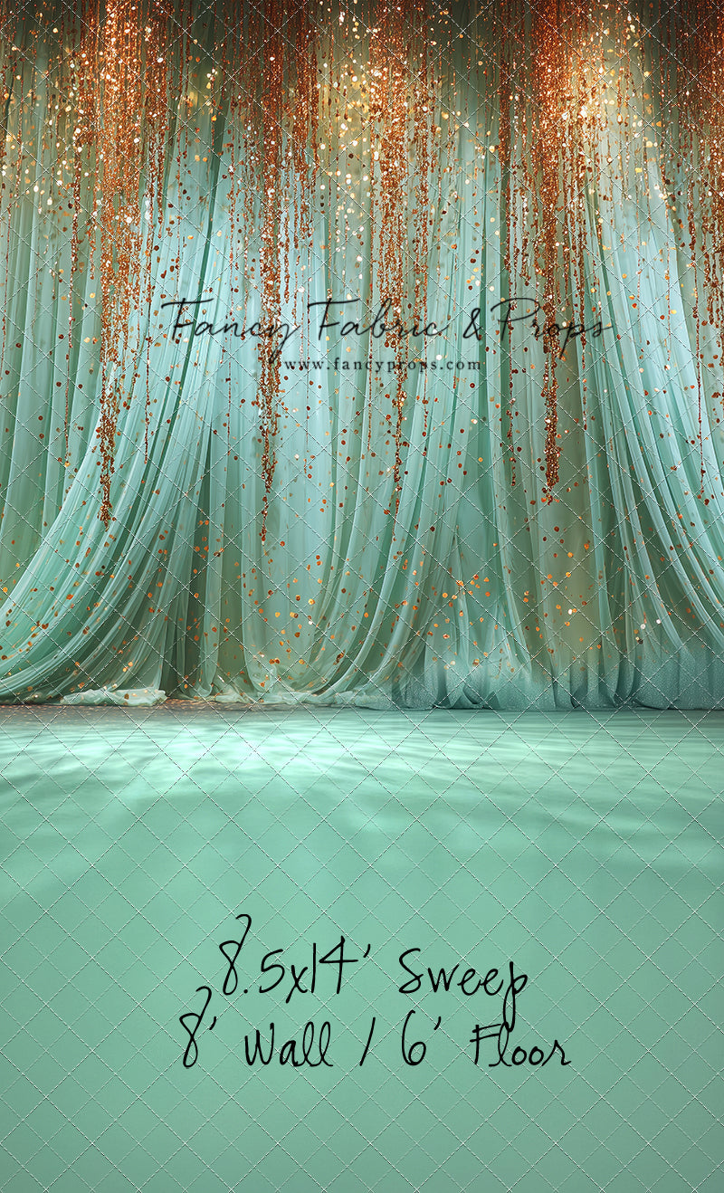 Mint Curtain - With Sweep Option