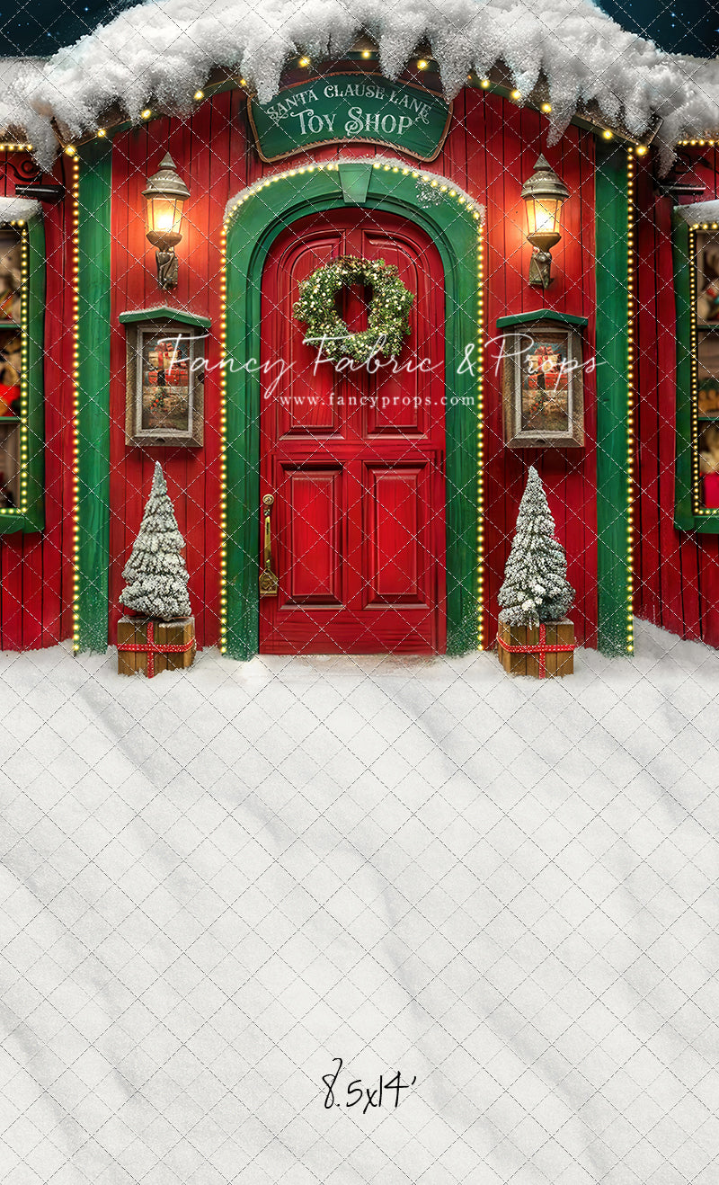 Santa Claus Lane Toy Shop - with Sweep Option