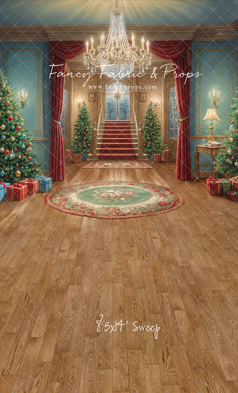 Elegant Holiday Hallway - With Sweep Option