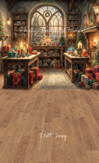 Winter Cabin Wrapping Room - with Sweep Option