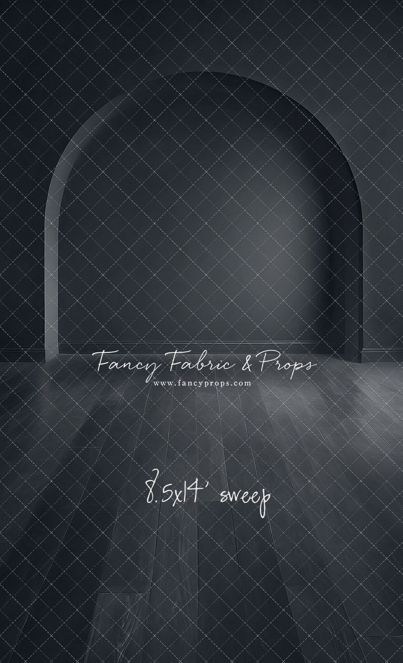 Modern Midnight Alcove - Wood Floor - With Sweep Option