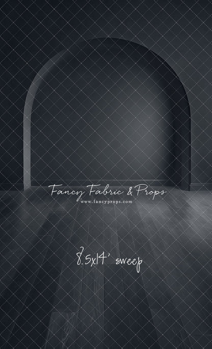 Modern Midnight Alcove - Wood Floor - With Sweep Option