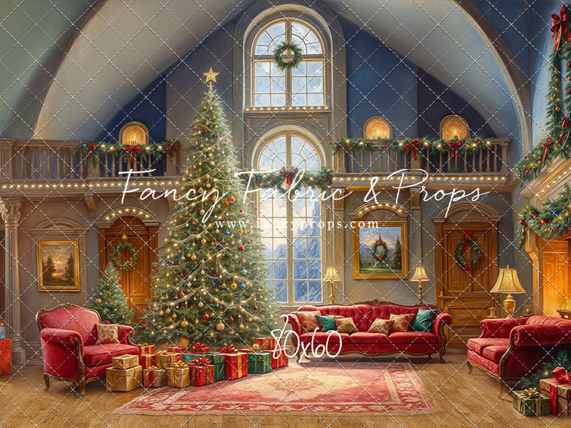Elegant Christmas Chateau - with Sweep Option