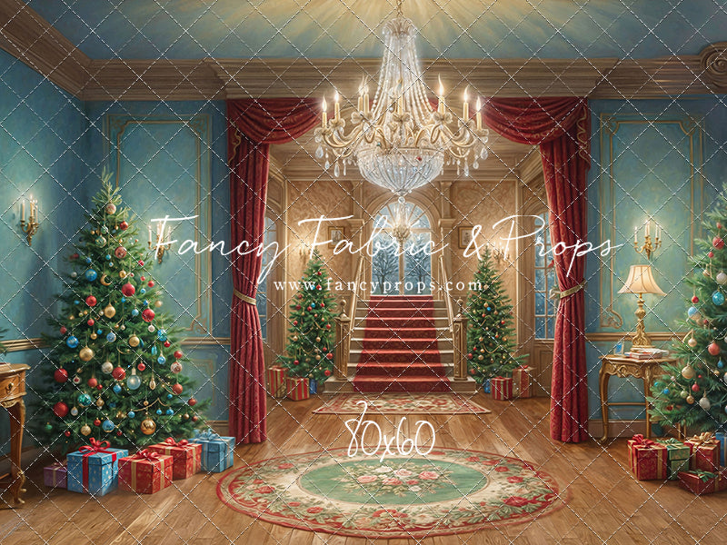 Elegant Holiday Hallway - With Sweep Option