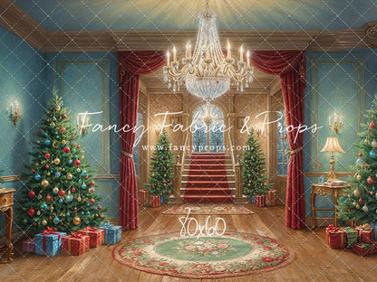 Elegant Holiday Hallway - With Sweep Option