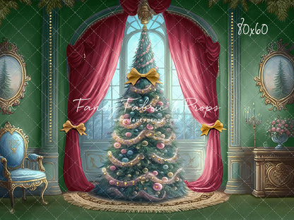 Christmas Wishes - All Green - with Sweep Option