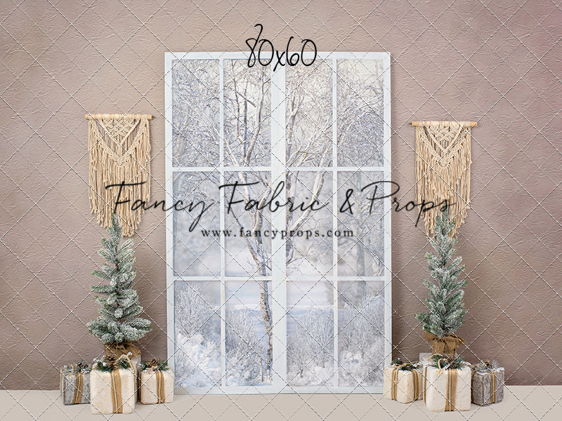 Boho Fireplace Window