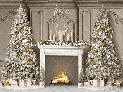 Frosted Fireside Glow