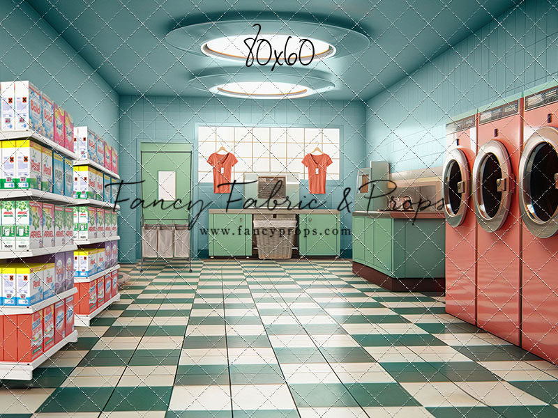 Laundry Day - Blue - With Sweep Option